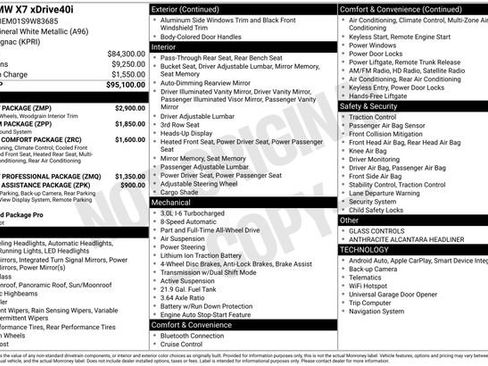 Used 2025 BMW X7 xDrive40i w/ M Sport Package AWD/4WD image 21