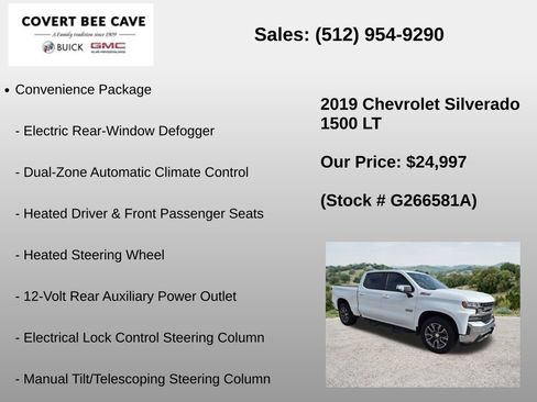 Used 2019 Chevrolet Silverado 1500 LT w/ Texas Edition AWD/4WD image 30