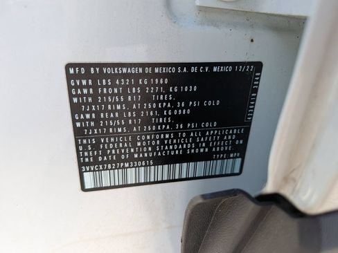 Certified 2023 Volkswagen Taos S FWD image 32