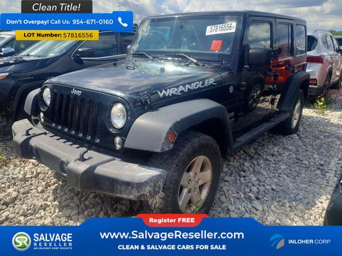 Used 2014 Jeep Wrangler Unlimited Sport w/ Dual Top Group AWD/4WD image 1