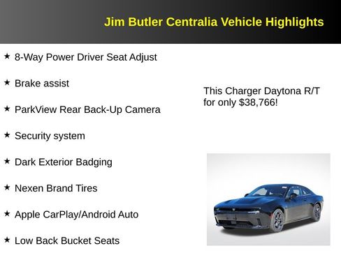 New 2025 Dodge Charger Daytona R/T w/ Quick Order Package 25M R/T AWD/4WD image 14