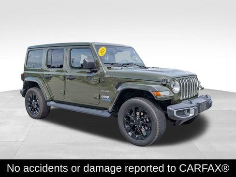 Used 2021 Jeep Wrangler Unlimited Sahara w/ Cold Weather Group AWD/4WD image 2