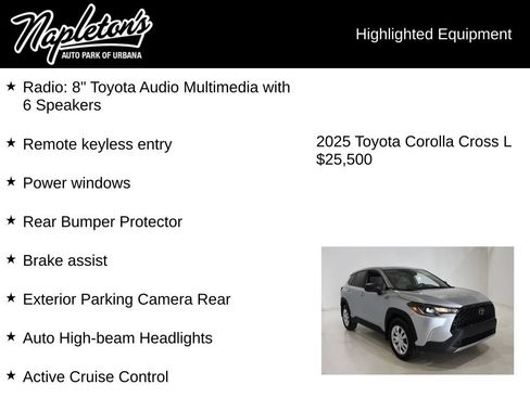 Used 2025 Toyota Corolla Cross L FWD image 15