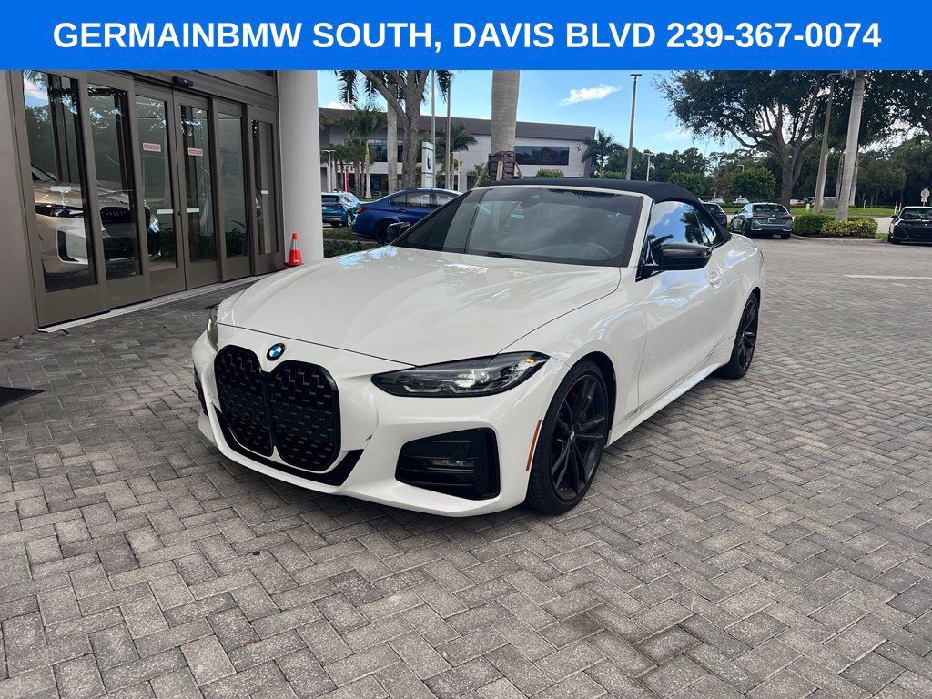 Used 2022 BMW 430i Convertible w/ M Sport Package RWD image 2