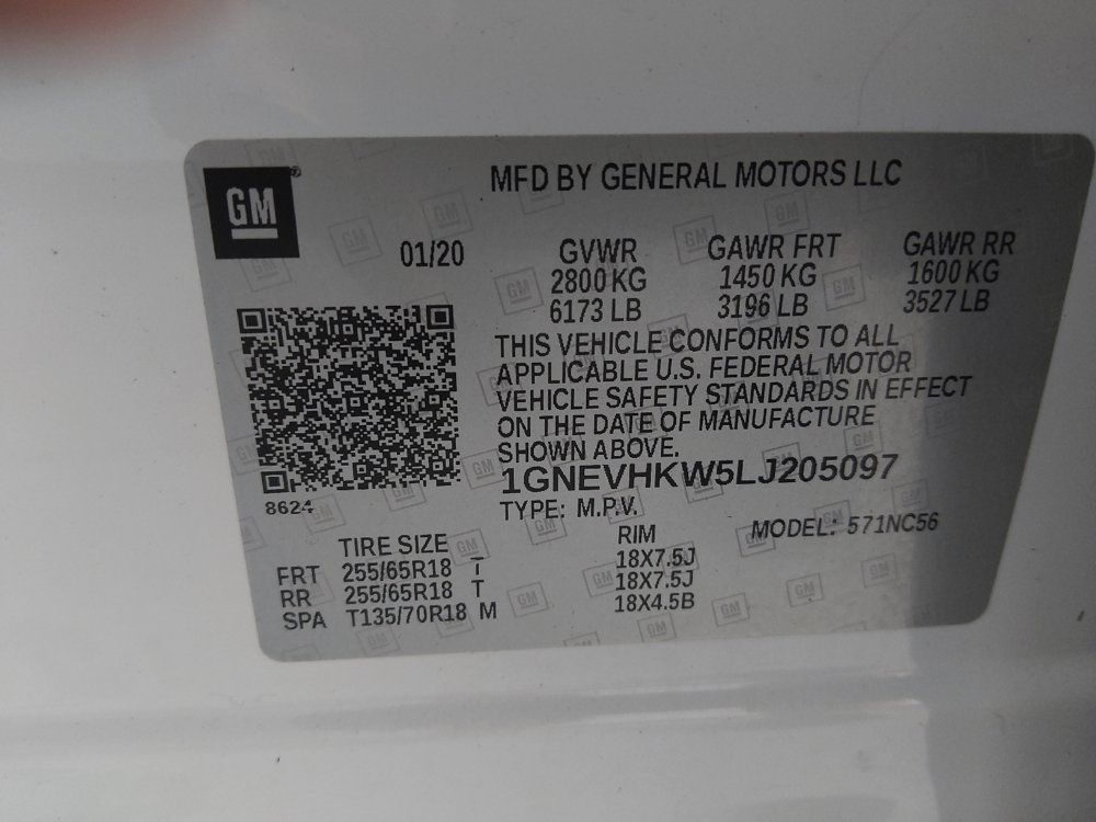Used 2020 Chevrolet Traverse LT w/ Driver Confidence II Package AWD/4WD image 33