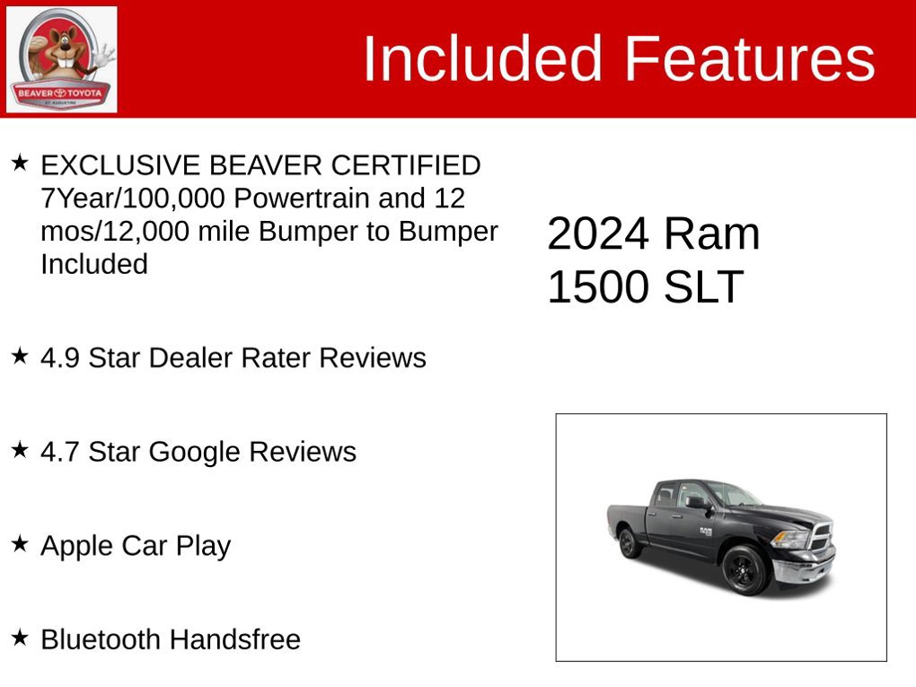Used 2024 RAM 1500 Classic SLT AWD/4WD image 4