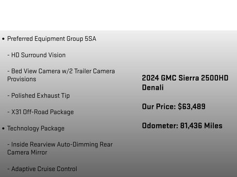 Used 2024 GMC Sierra 2500 Denali w/ Denali Reserve Package image 36