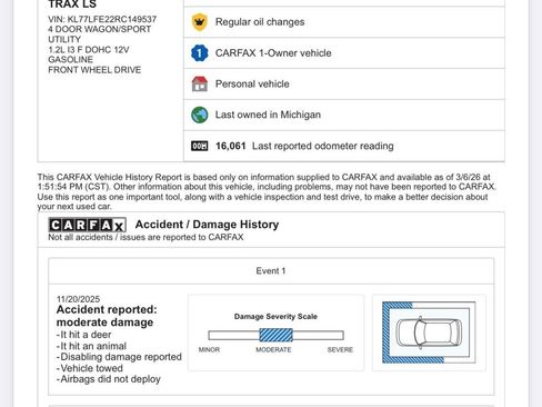 Used 2024 Chevrolet Trax LS w/ LS Convenience Package FWD image 49