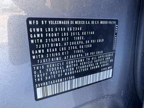 Used 2024 Volkswagen Tiguan S FWD image 26