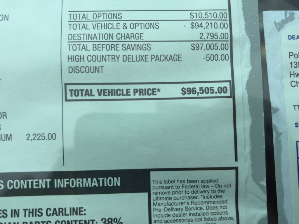 New 2026 Chevrolet Tahoe High Country AWD/4WD image 38