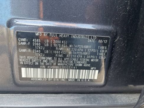 Used 2013 Subaru Outback 2.5i Premium w/ Popular Pkg 1A AWD/4WD image 19