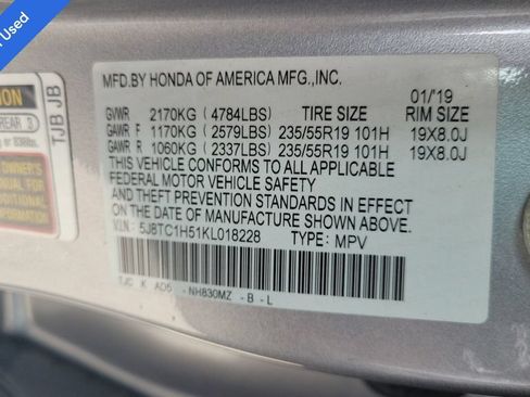 Used 2019 Acura RDX FWD w/ Technology Package image 28
