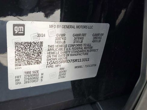 Used 2025 Chevrolet Tahoe RST w/ Comfort Package RWD image 37