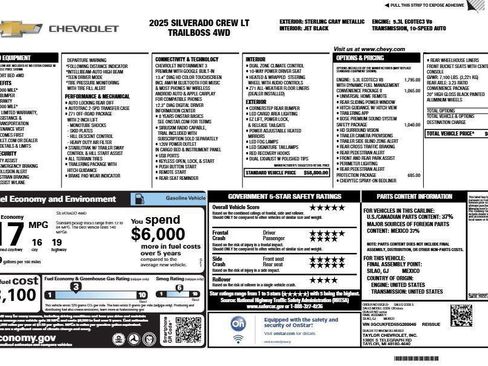 Used 2025 Chevrolet Silverado 1500 LT Trail Boss w/ Convenience Package II image 6