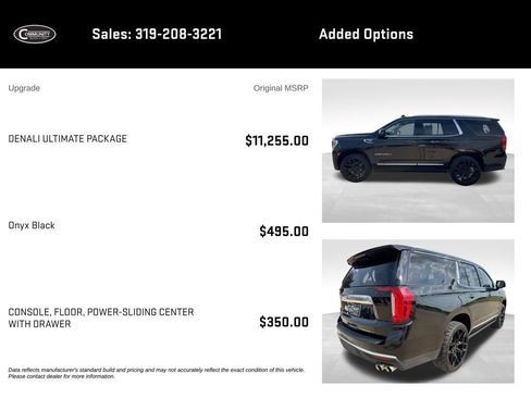 Certified 2021 GMC Yukon Denali w/ Denali Ultimate Package AWD/4WD image 2