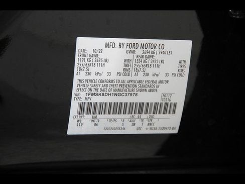 Used 2022 Ford Explorer XLT AWD/4WD image 23