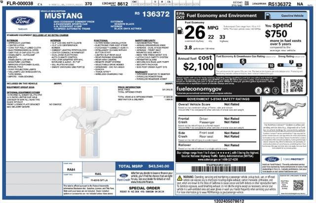 Used 2024 Ford Mustang Premium RWD image 4