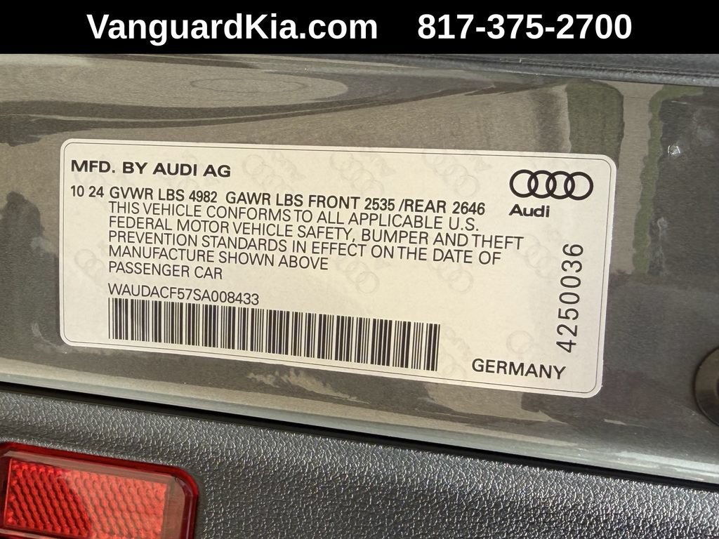 Used 2025 Audi A5 2.0T Premium AWD/4WD image 35