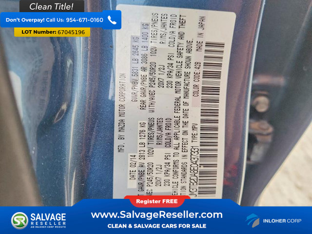 Used 2014 MAZDA CX-9 Grand Touring FWD image 17