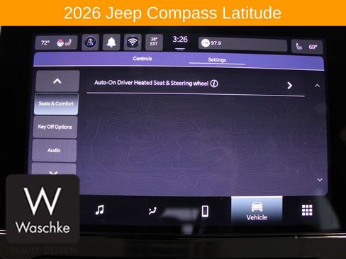 Used 2026 Jeep Compass Latitude w/ Quick Order Package 29K AWD/4WD image 50