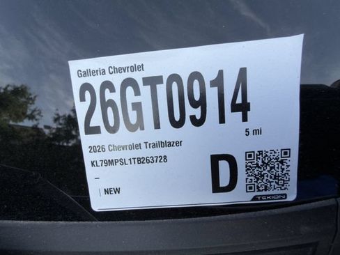 New 2026 Chevrolet TrailBlazer LT w/ Driver Confidence Package FWD image 20