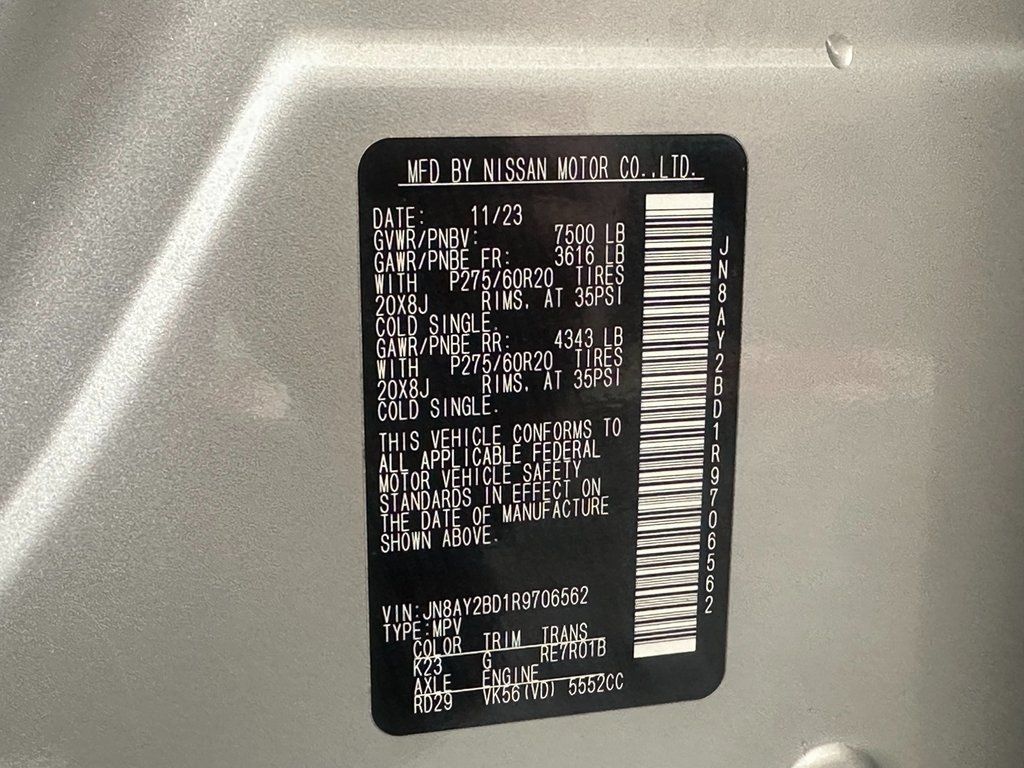 Used 2024 Nissan Armada SL AWD/4WD image 32