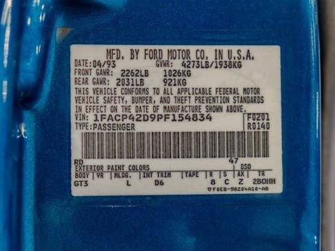 Used 1993 Ford Mustang Cobra image 50