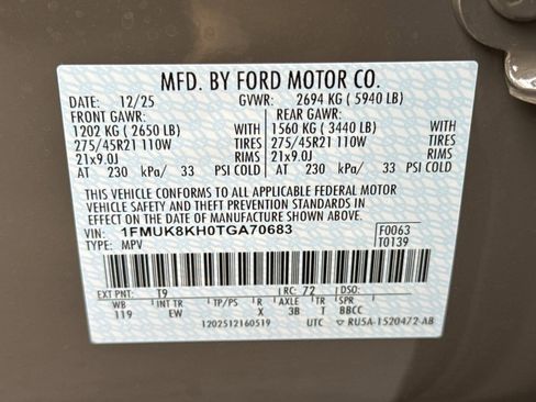 New 2026 Ford Explorer ST-Line w/ ST-Line Street Pack image 30