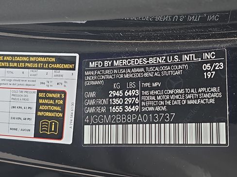 Certified 2023 Mercedes-Benz EQE 350+ SUV image 34
