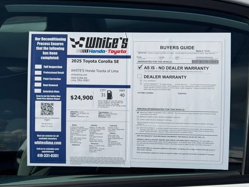 Used 2025 Toyota Corolla SE FWD image 31
