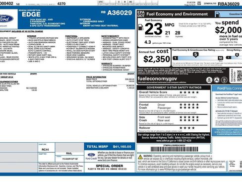 Used 2024 Ford Edge SEL AWD/4WD image 2