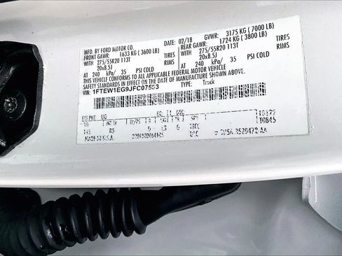 Used 2018 Ford F150 Platinum w/ Equipment Group 701A Luxury image 33