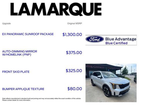 Used 2025 Kia Sorento EX w/ EX Panoramic Sunroof Package AWD/4WD image 10