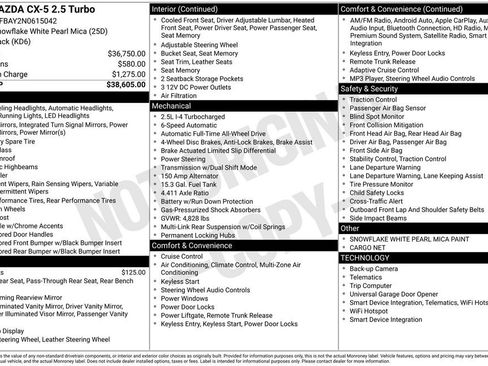 Used 2022 MAZDA CX-5 AWD 2.5 Turbo image 7