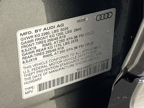 New 2026 Audi Q3 quattro 2.0T AWD/4WD image 48