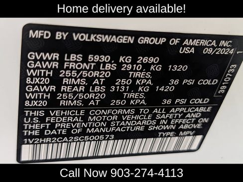 Used 2025 Volkswagen Atlas SE AWD/4WD image 35