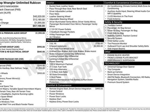 Used 2021 Jeep Wrangler Unlimited Rubicon AWD/4WD image 14