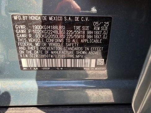 Certified 2026 Honda HR-V Sport image 19