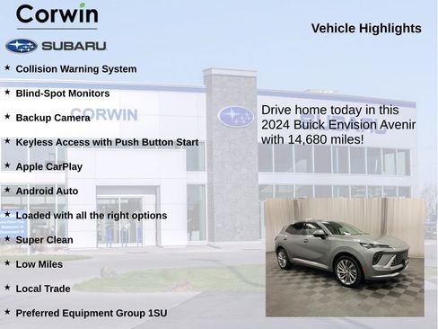 Used 2024 Buick Envision Avenir AWD/4WD image 6