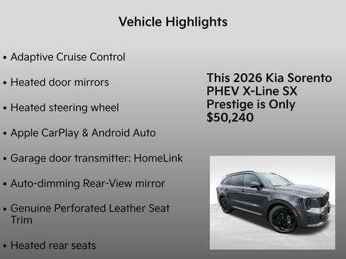 New 2026 Kia Sorento SX Prestige AWD/4WD image 33