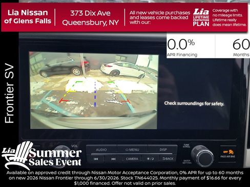 New 2026 Nissan Frontier SV w/ SV Convenience Package AWD/4WD image 23