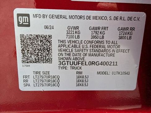 Used 2024 GMC Sierra 1500 AT4X AWD/4WD image 23