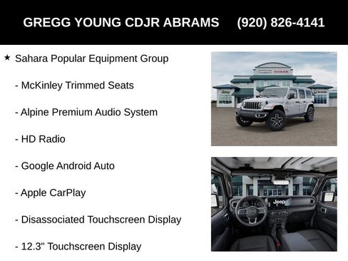 New 2025 Jeep Wrangler Unlimited Sahara AWD/4WD image 13