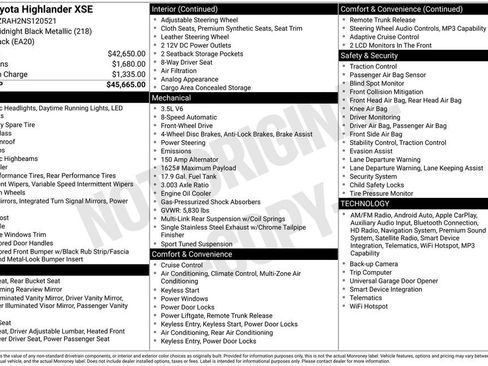 Used 2022 Toyota Highlander XSE FWD image 4