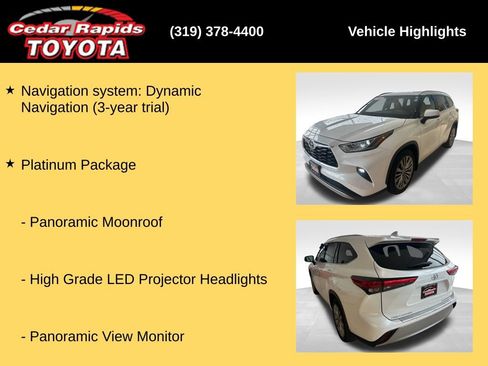 Used 2022 Toyota Highlander Platinum AWD/4WD image 33