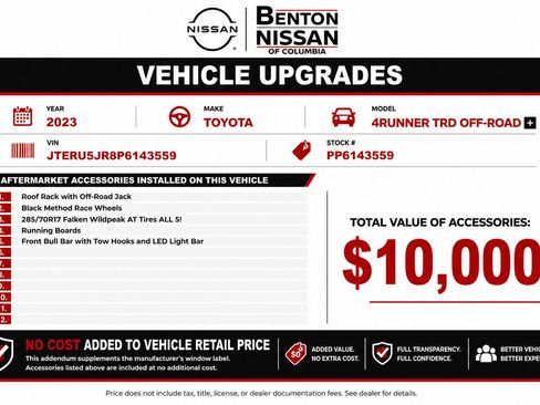 Used 2023 Toyota 4Runner TRD Off-Road Premium w/ Off Road Premium Plus Package AWD/4WD image 2