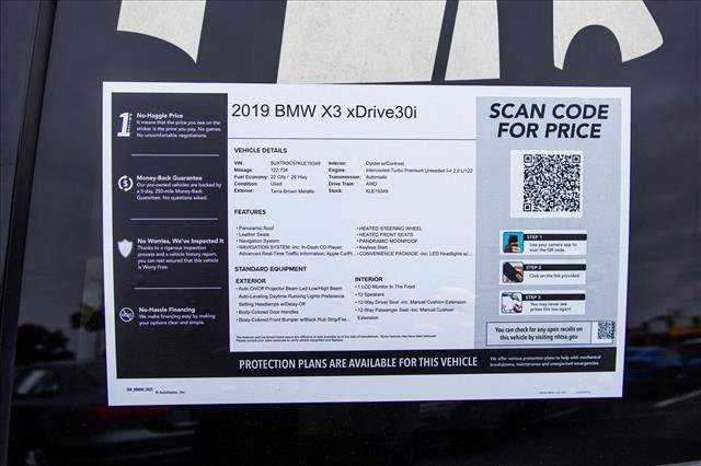 Used 2019 BMW X3 xDrive30i w/ Premium Package AWD/4WD image 29