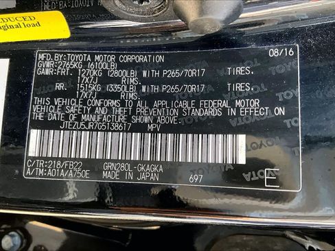 Used 2016 Toyota 4Runner SR5 RWD image 33