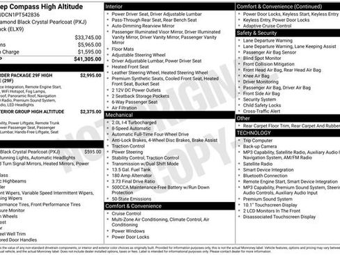 Used 2023 Jeep Compass High Altitude AWD/4WD image 2
