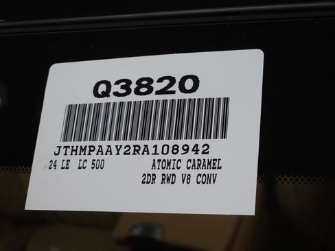 Used 2024 Lexus LC 500 Convertible w/ Touring Package image 39